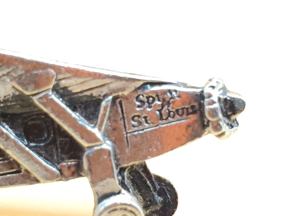 Vintage Spirit of St Louis airplane pin - image 6