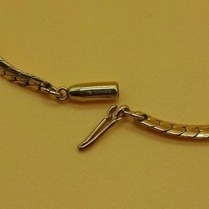 Vintage Krementz gold filled chain necklace image 8