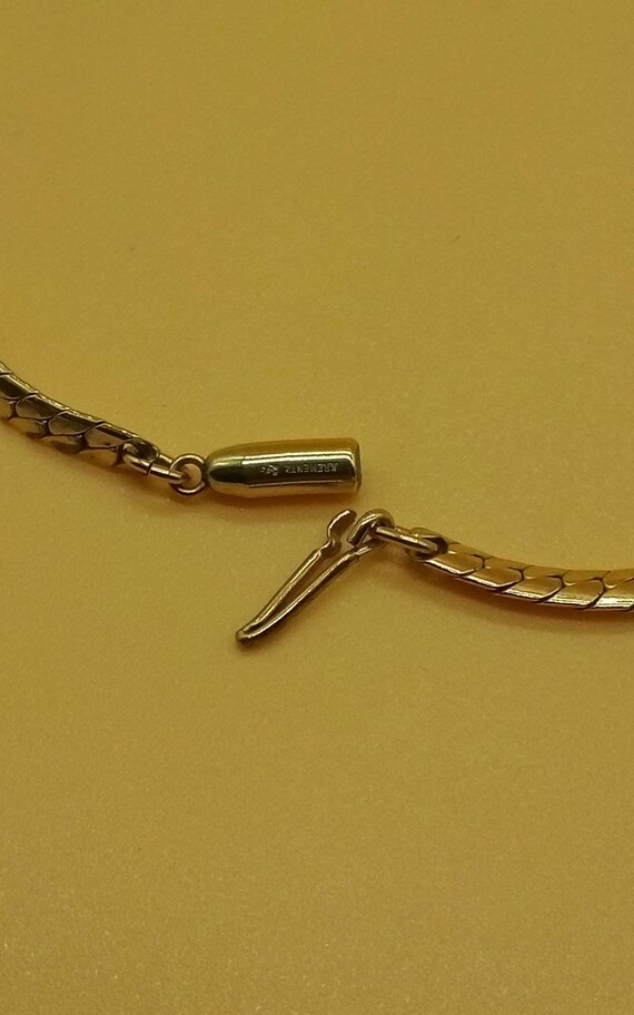 Vintage Krementz gold filled chain necklace - image 8