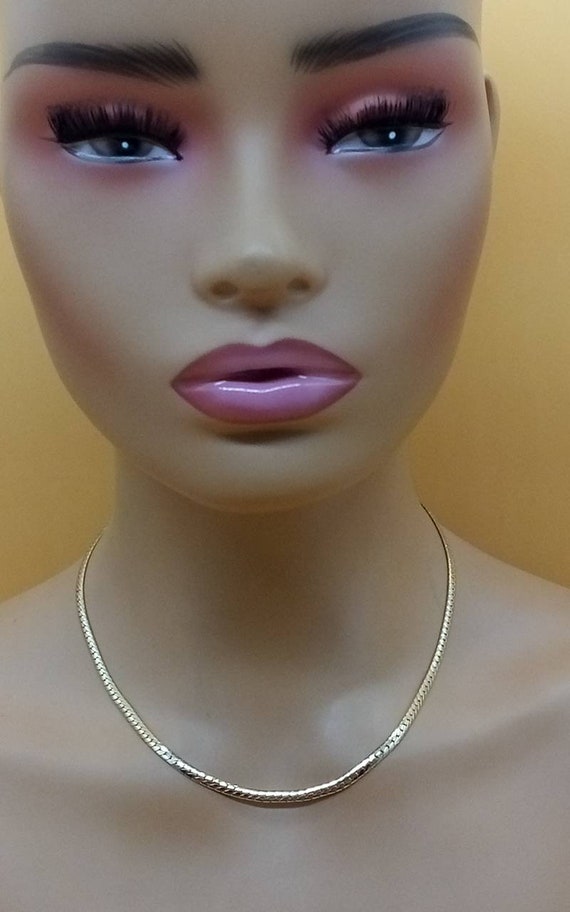 Vintage Krementz gold filled chain necklace