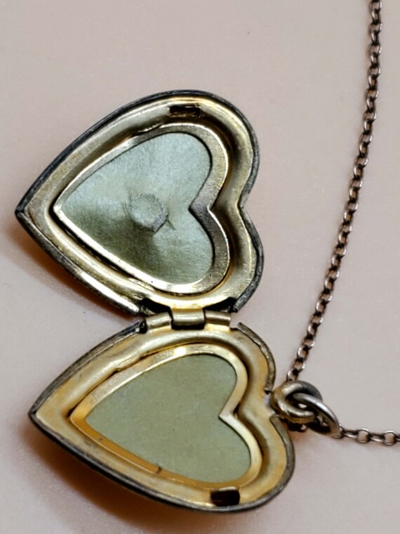 Vintage gold filled heart locket necklace - image 10