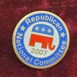 Republican National Party lapel pin, select styles