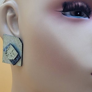 Vintage Katz Turner 85 retro vintage modernist earrings