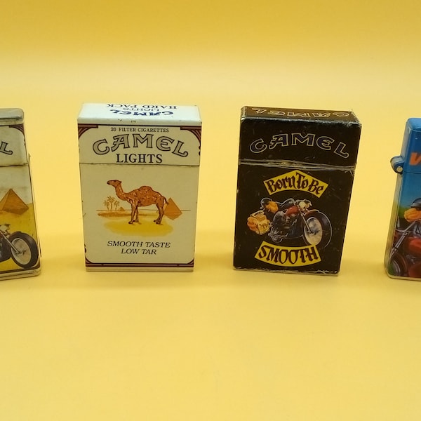 Vintage Camel cigarettes lighter, select styles