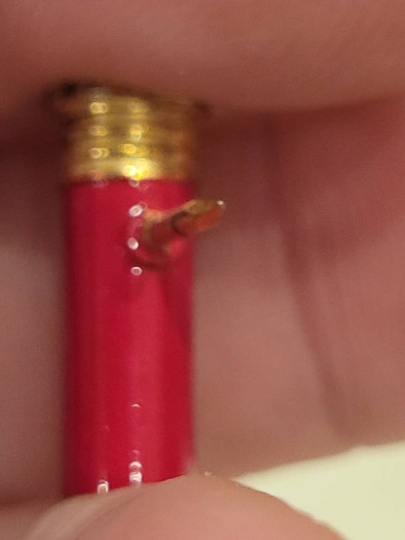 Vintage miniature AA 12 Guage shotgun shell tie pin - Gem