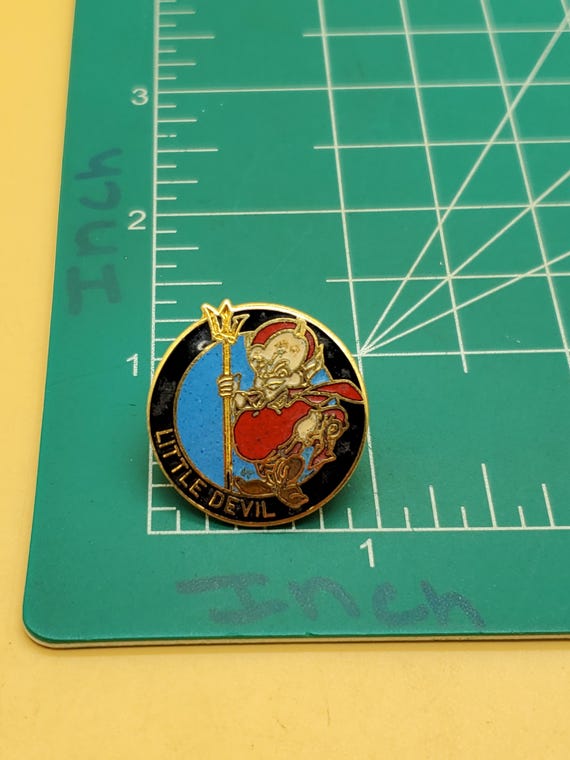 vinta enamel little devil pin View 2