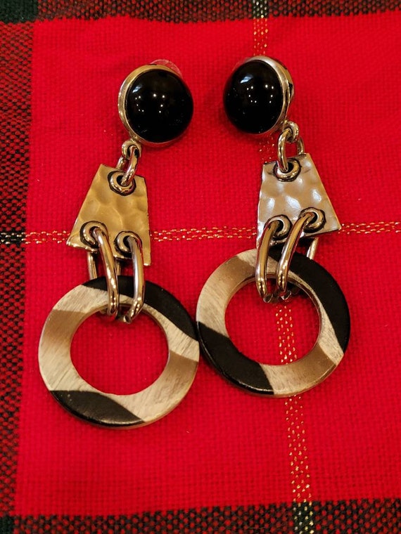 St John large dangling earrings - image 4