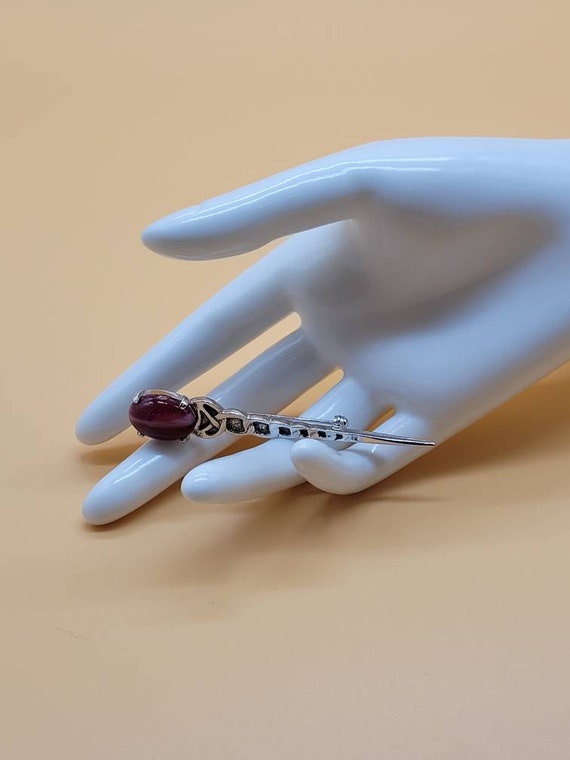 Dawson Bowman DB Scotland silver tone Celtic staf… - image 2