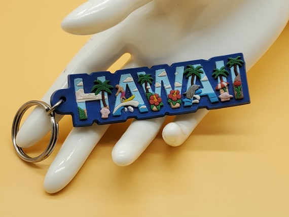 Rubber keychain × vintage - Gem