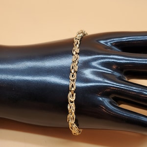 Vintage gold plated mariner style bracelet