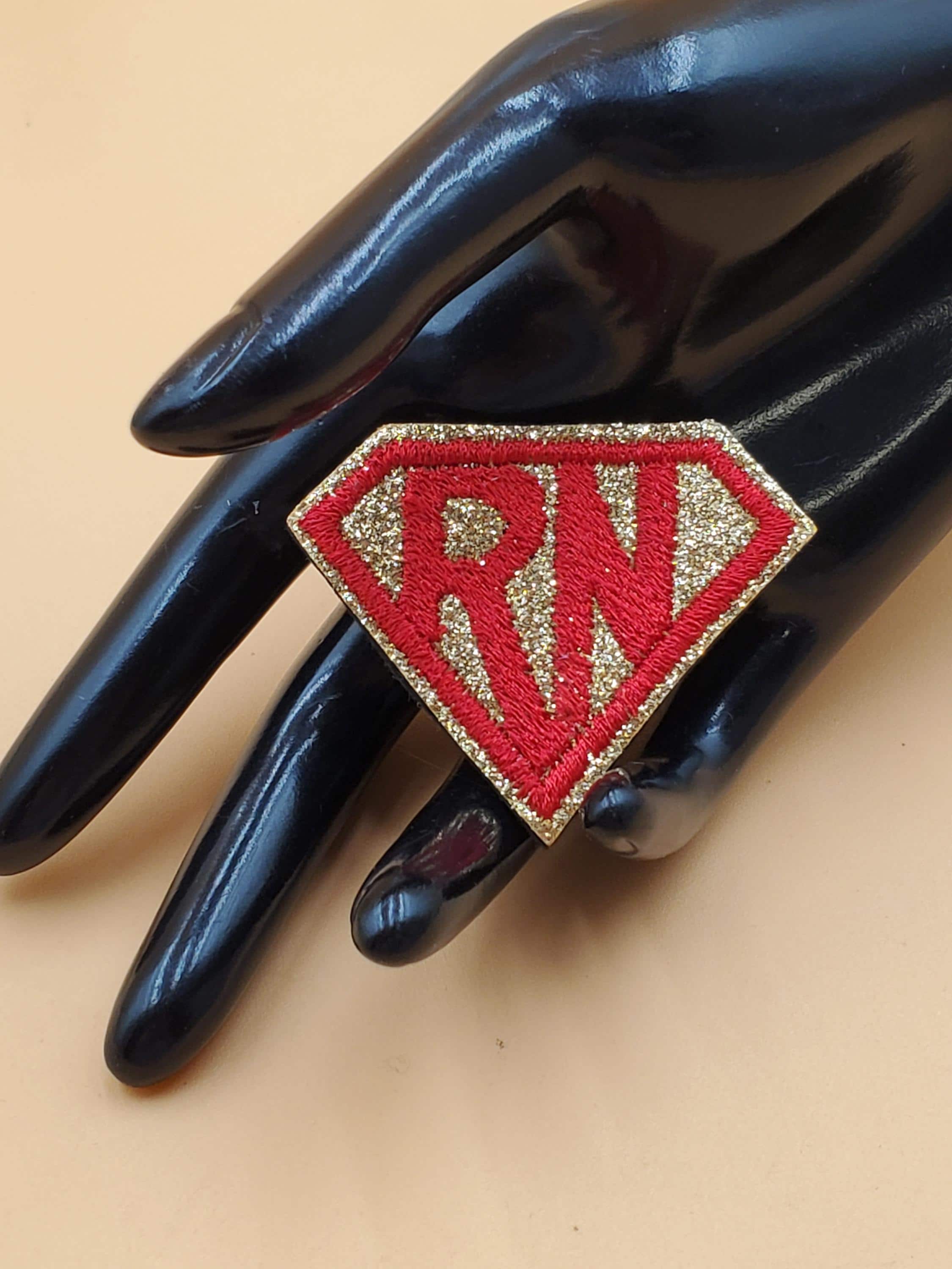 Vintage Super Nurse RN Pin - Etsy Israel
