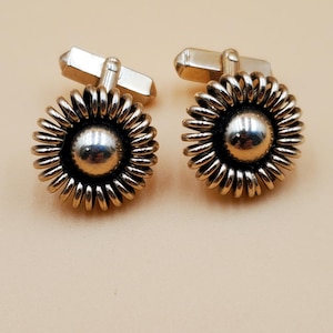 Vintage Swank Gold Tone Coiled Spring Loop Cufflinks - Etsy