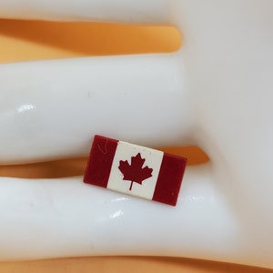 Small Canadian flag pin, set of 2