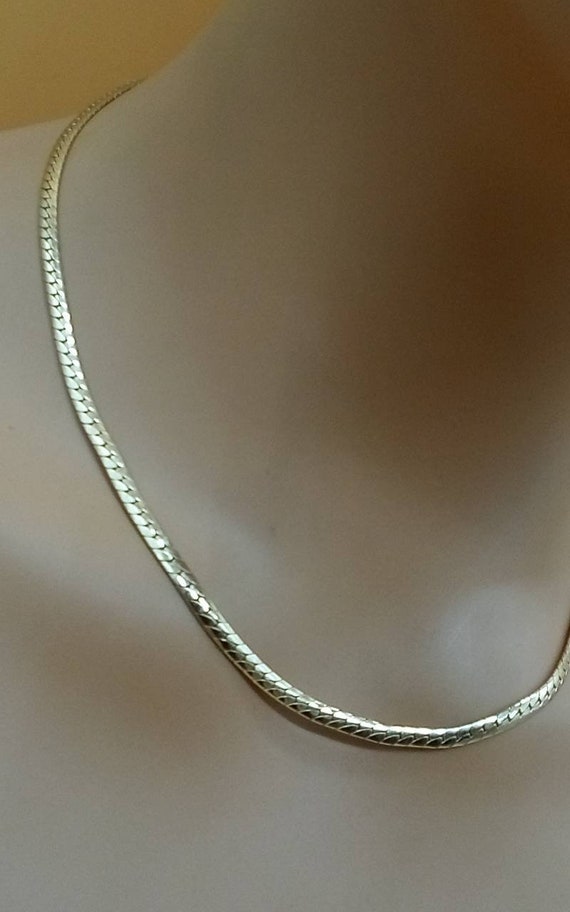 Vintage Krementz gold filled chain necklace - image 5