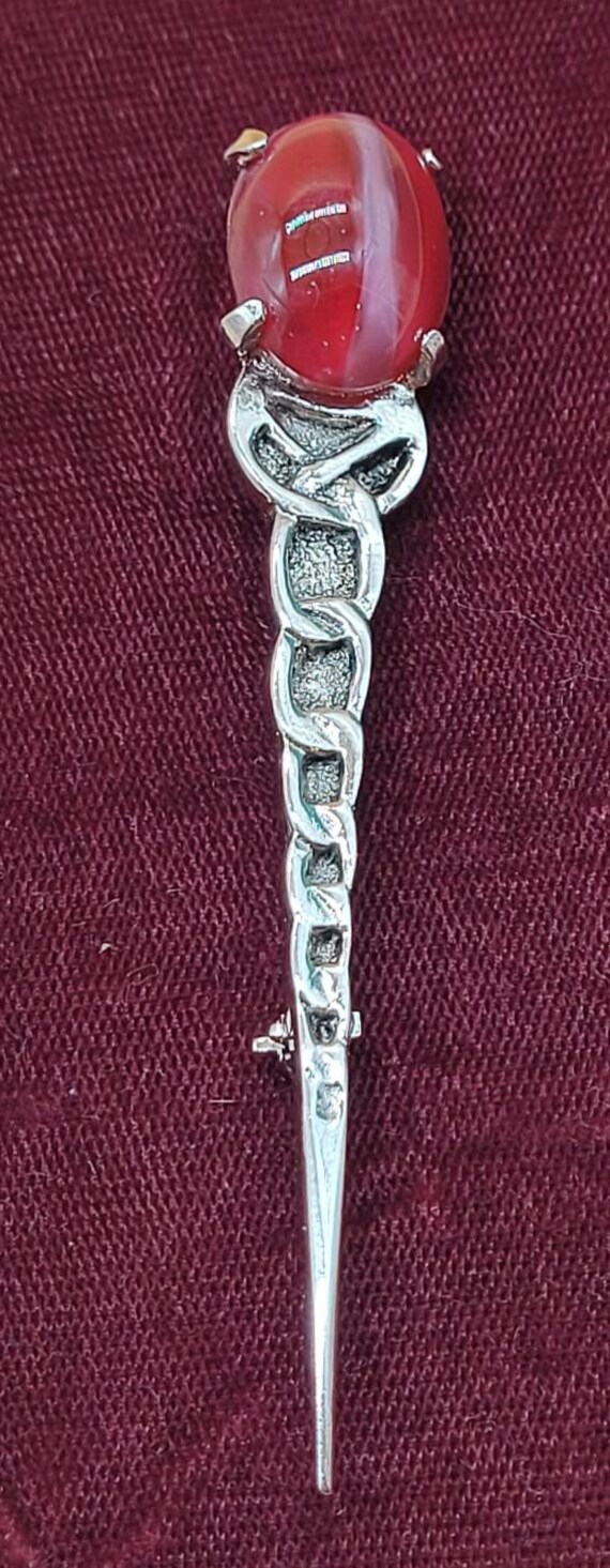 Dawson Bowman DB Scotland silver tone Celtic staf… - image 4