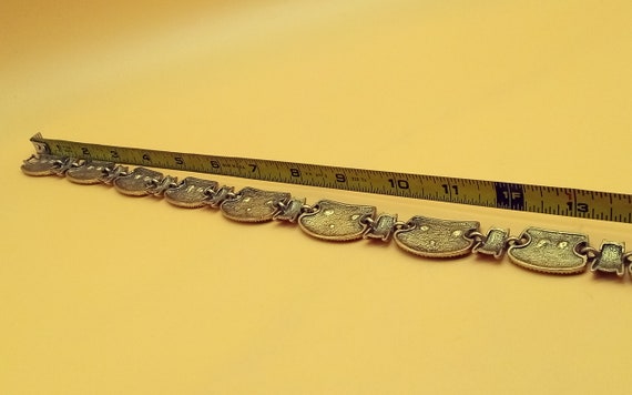 Cheetah leopard animal print panel link necklace - image 3