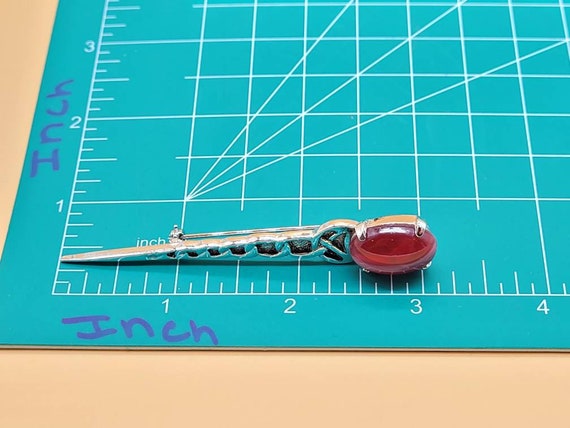 Dawson Bowman DB Scotland silver tone Celtic staf… - image 6