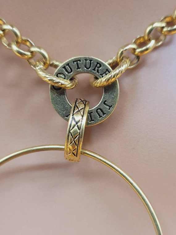 Juicy Couture Pendant Charms Goldtone Necklace in Metallic