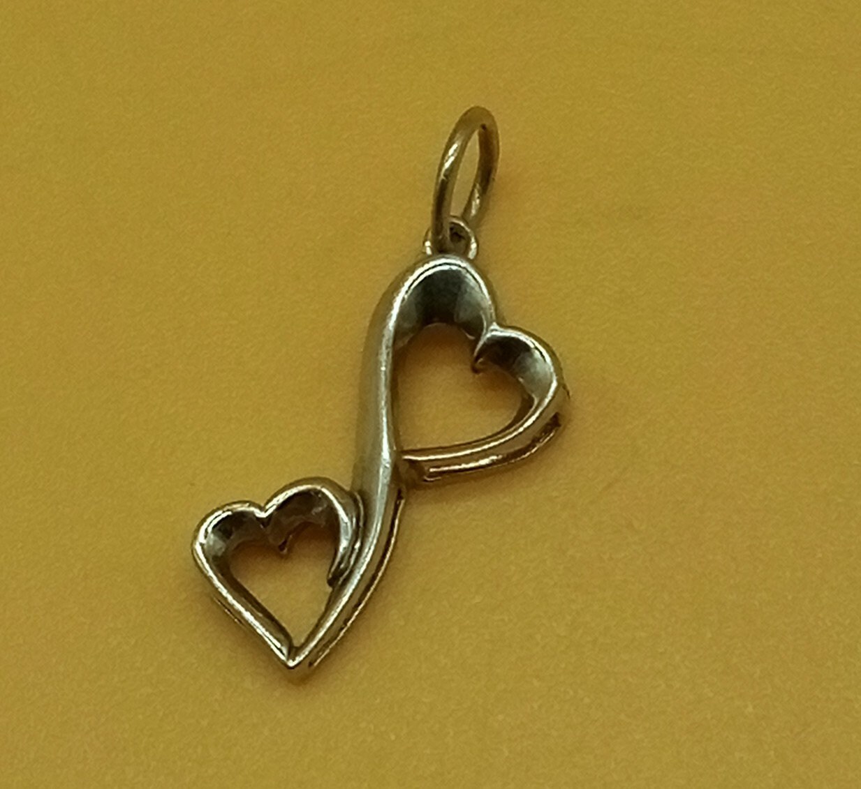 James avery double heart charm deals