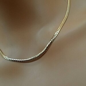 Vintage Krementz gold filled chain necklace image 9