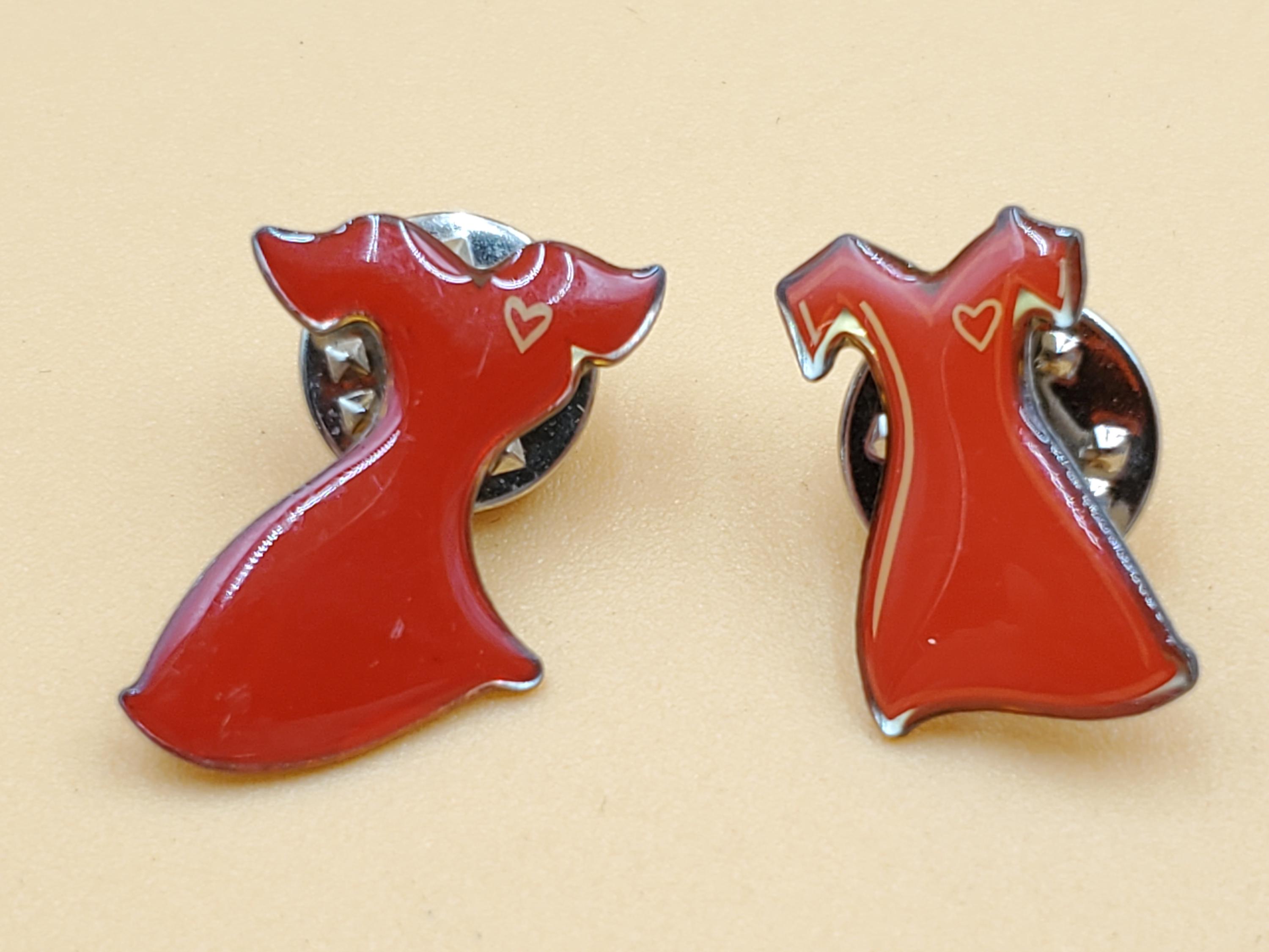 red dress heart pin PinMart's Glitter Red Dress American Heart Month Enamel Lapel Pin wsd 196549187, 1 Piece
