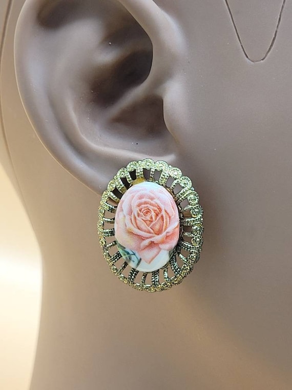 Boucles D'oreilles Clips Vintage 'W. Germany' - Bijou Rétro D'occasion