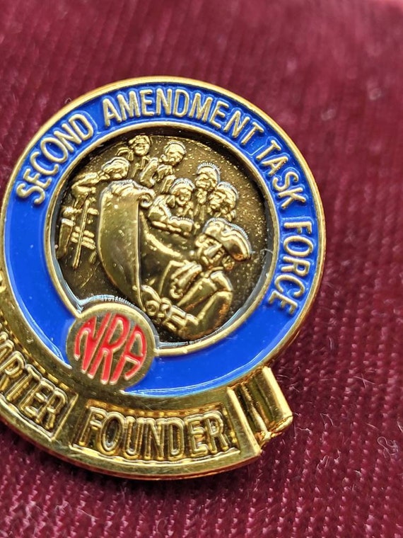 NRA 2nd Ammendment Task Force Charter Founder pin - image 4