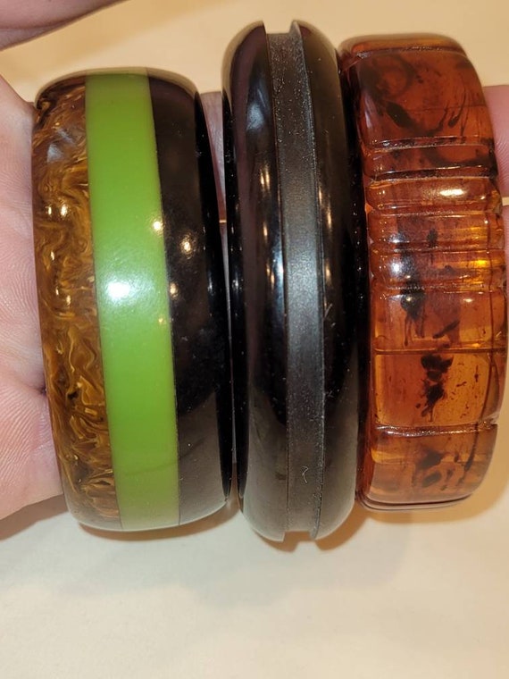 Vintage cheap bakelite bangles