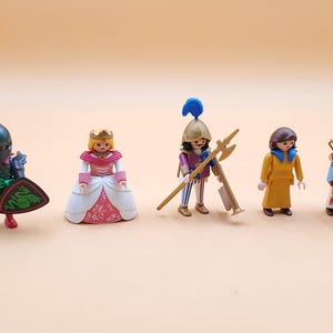 vintage Playmobil figurine characters, select styles