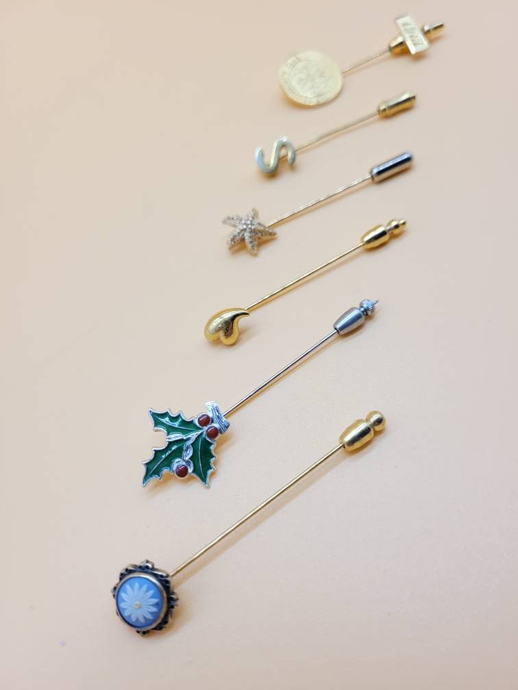 Vintage stick pin, select styles