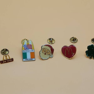 Vintage McDonald&#39;s employee pin, select styles