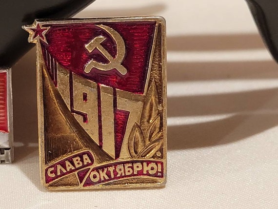 Vintage USSR soviet pins, lot of 4 - image 10