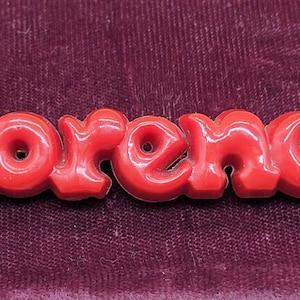 Vintage FLORENCE name brooch
