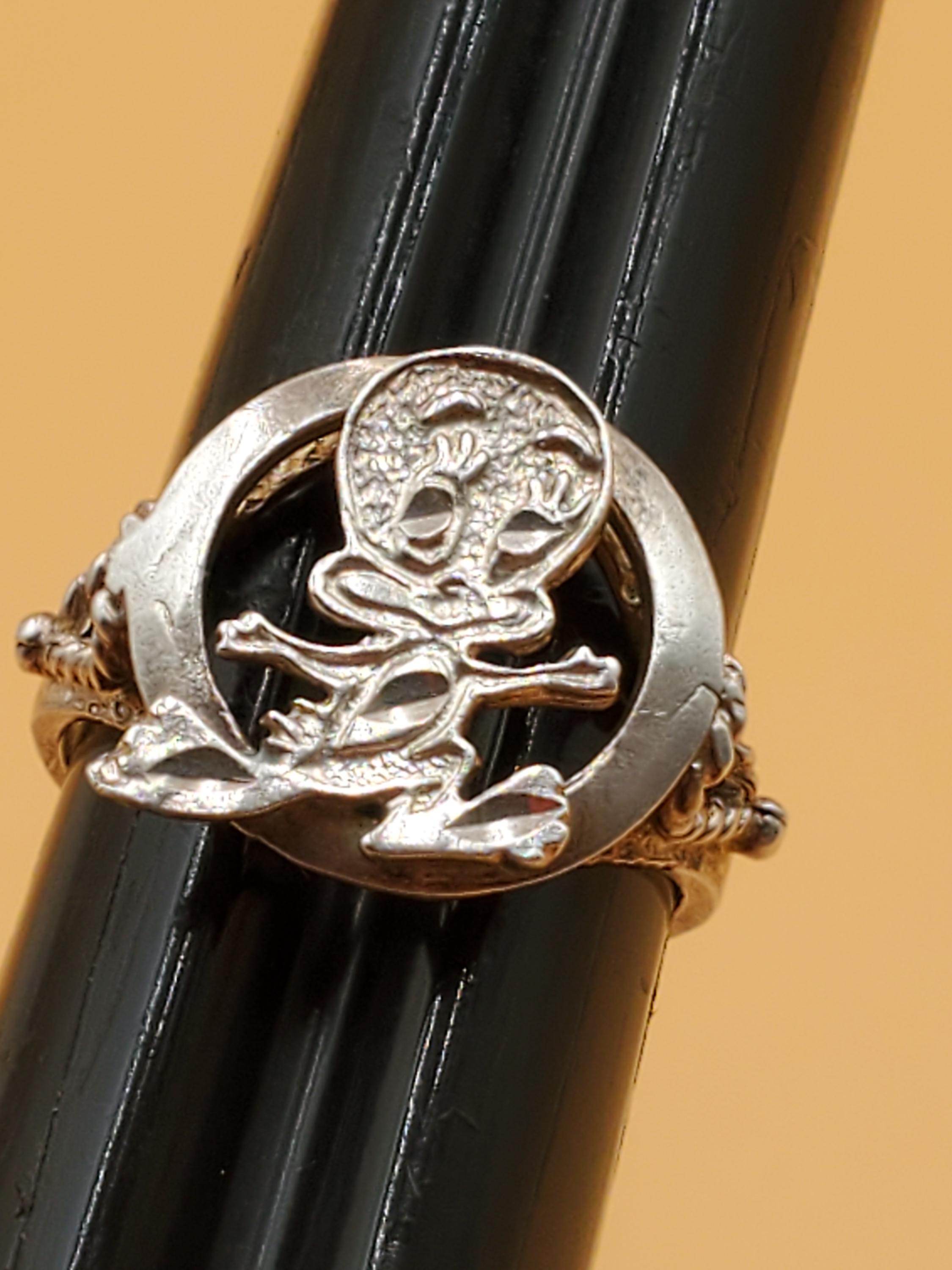 ワーナーブラザーズ　キャラクター　シルバー925　リング Vintage Warner Brothers Sterling Silver Tweety Bird Ring - Etsy