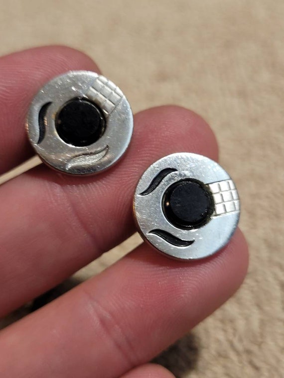 Vintage Anson Guitar cufflinks with matching tie … - image 7