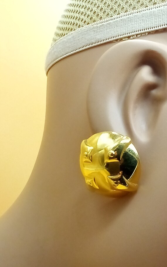 Monet earrings real sale gold
