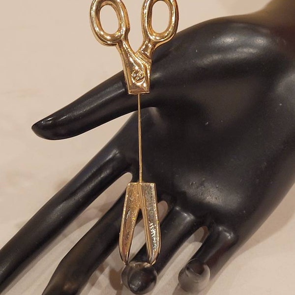 Vintage Scissors Brooch Etsy