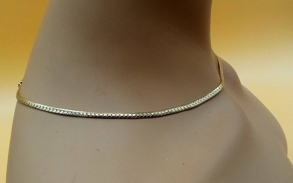 Vintage Krementz gold filled chain necklace - image 7