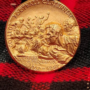 Vintage College Football Centennial medal