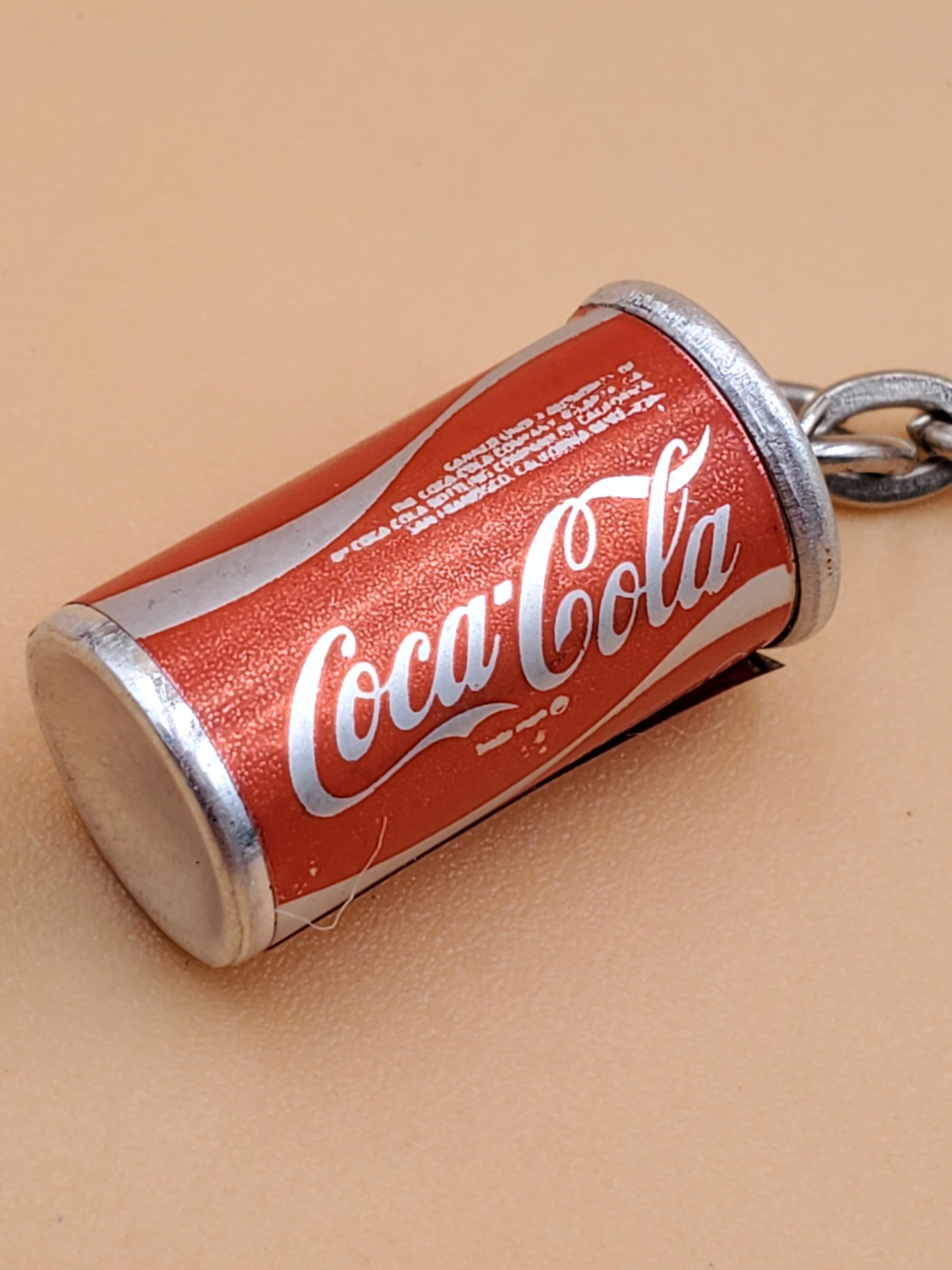 Vintage Mini Coca-cola Can Keychain - Etsy