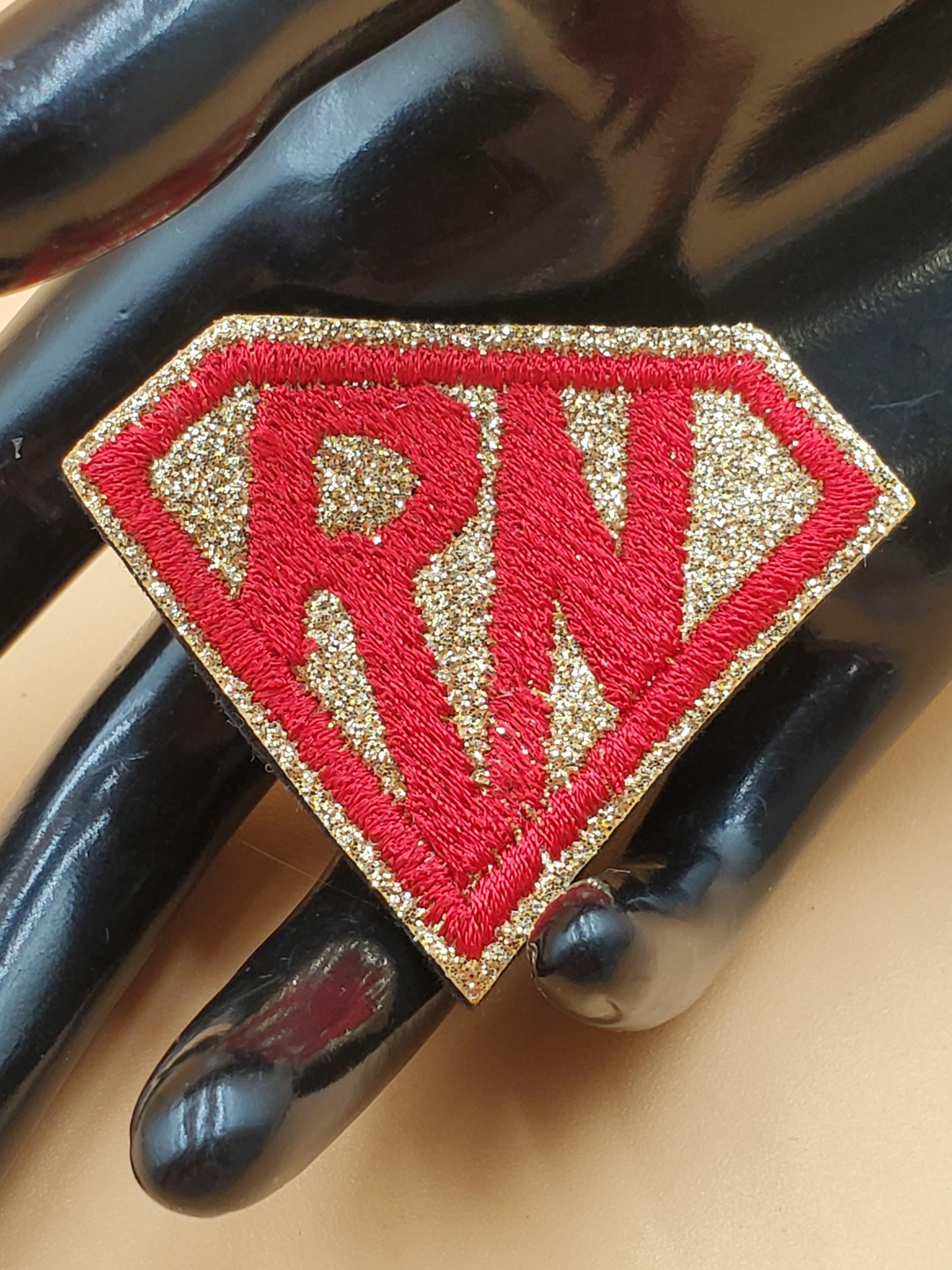 Vintage Super Nurse RN Pin - Etsy Israel