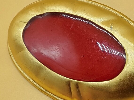 vintage unsigned Anne Klein Byzantine style gold … - image 7