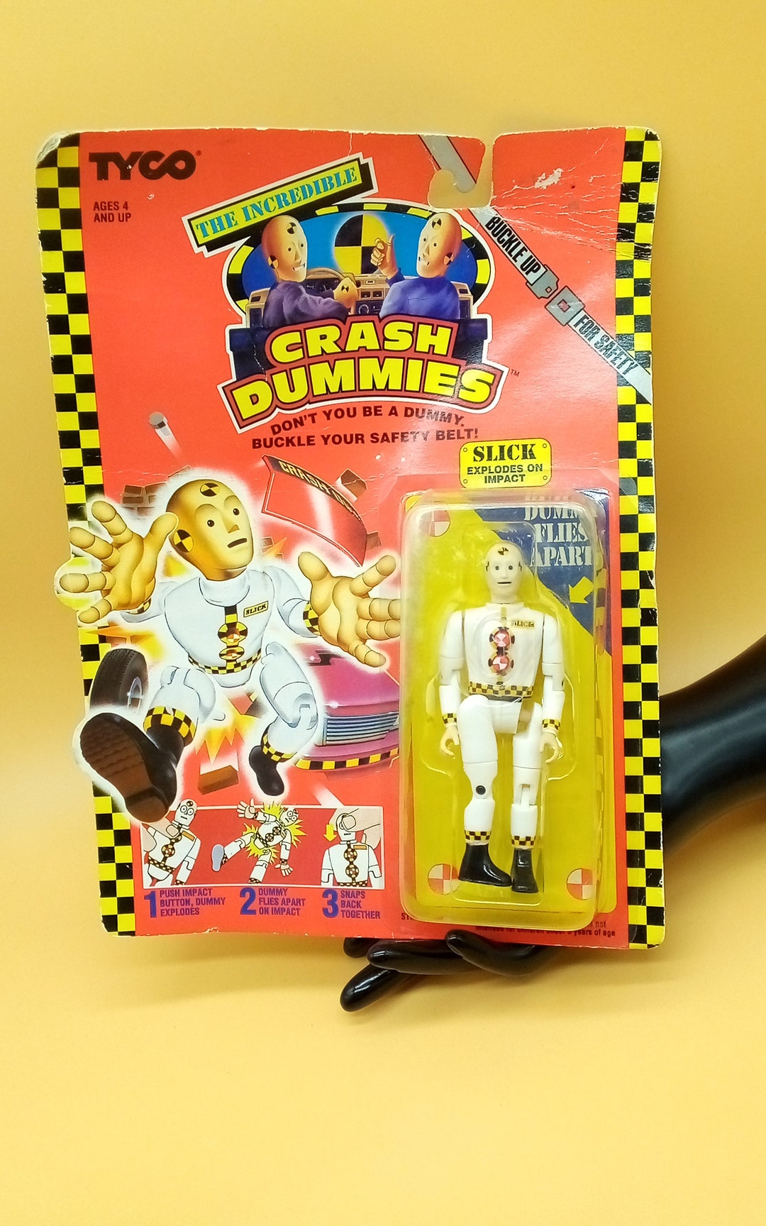 1991 Tyco Crash Dummies Action Figure Original Box Etsy