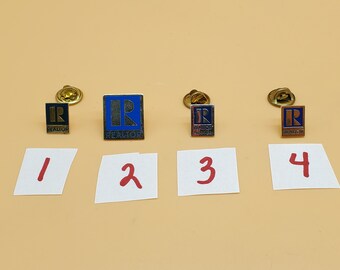 Vintage Realtor lapel.pin, select styles