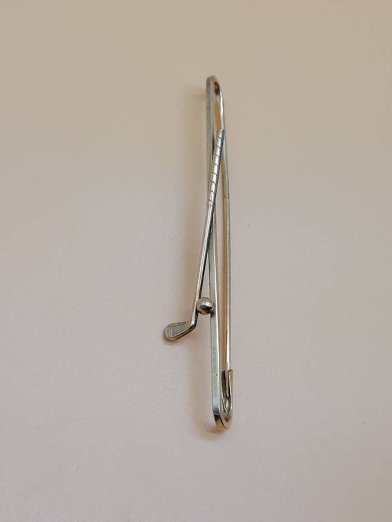 Vintage Krementz gold plated golf safety pin broo… - image 4