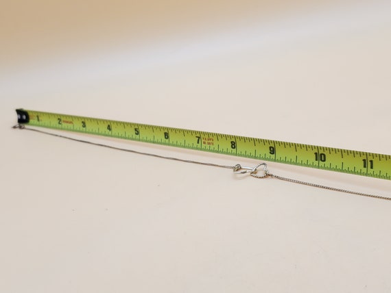 Vintage double interlocking hearts chain necklace - image 7