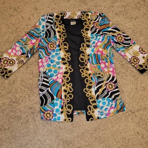 Vintage Diane Freis original silk jacket blazer