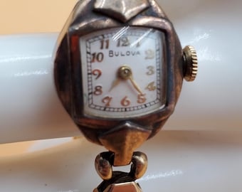 1940s Bulova Ladies Manuel Wind up Watch 120th 10k Yellow  display picture 1