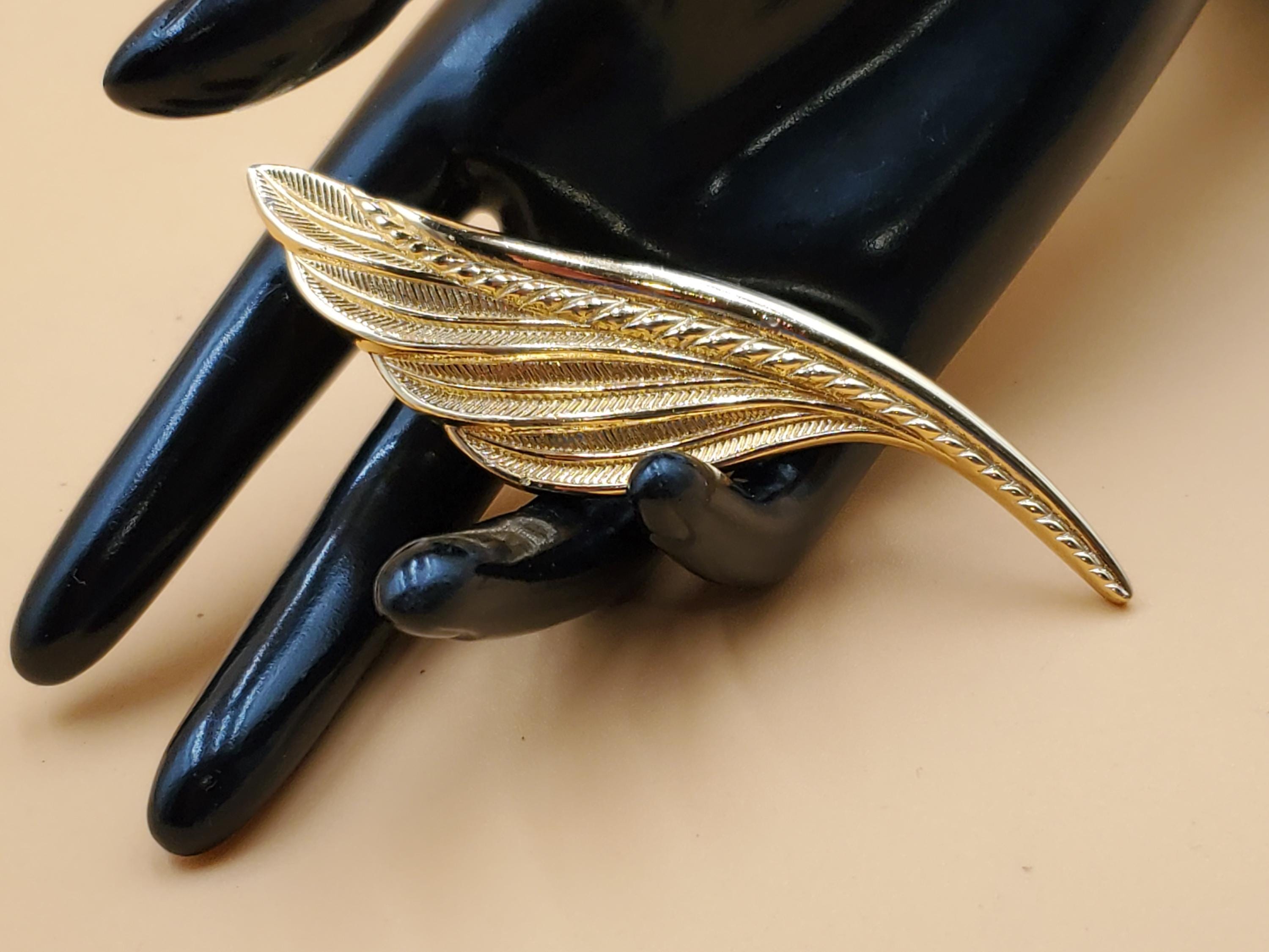 Christian Dior Leaf Brooch - Etsy