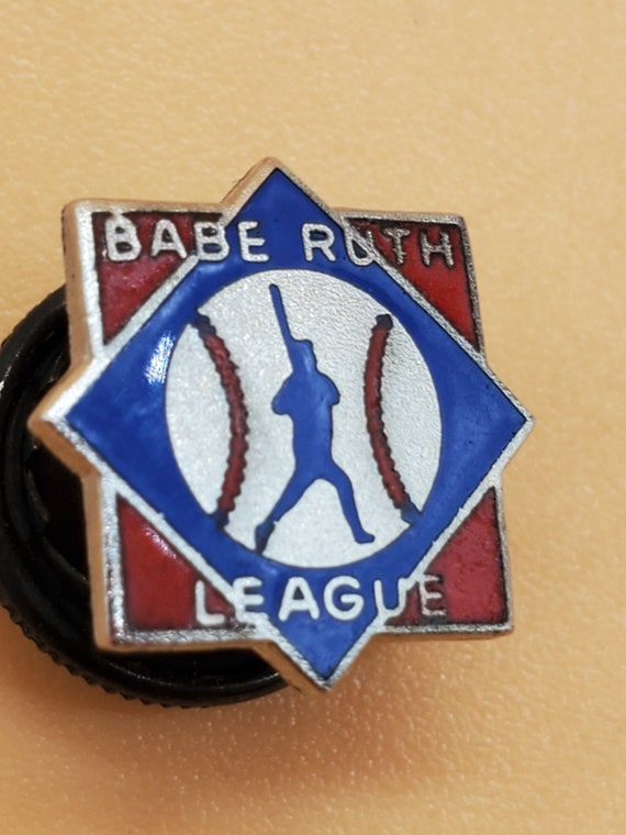 Vintage Bane Ruth League enamel screw back pin